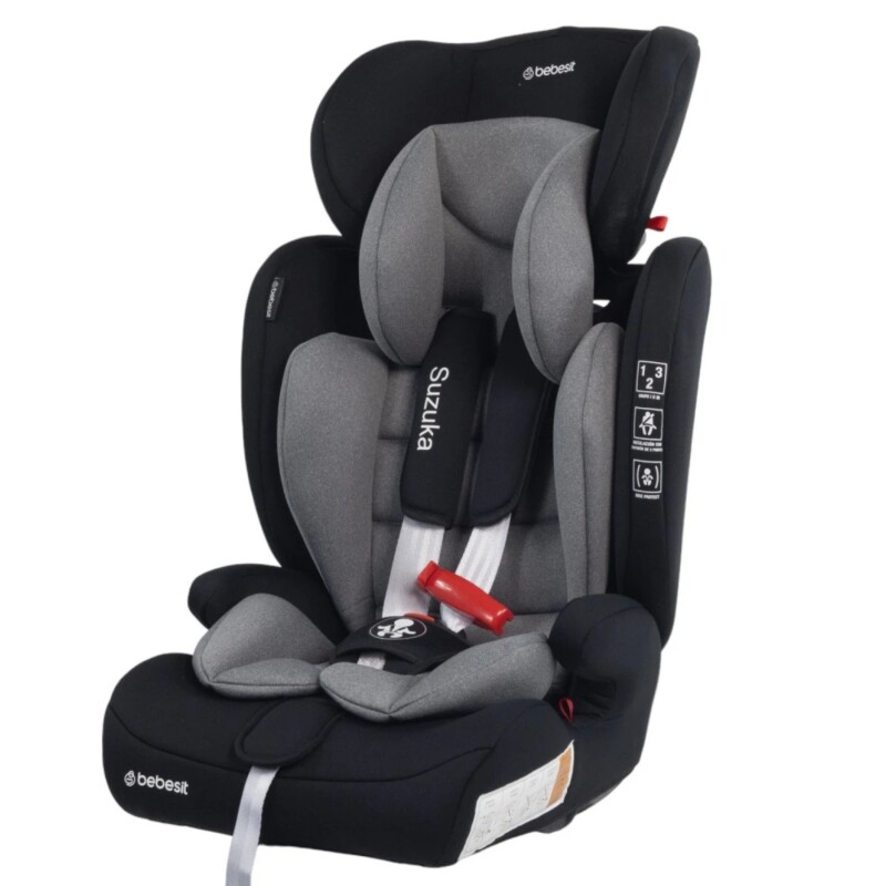 Bebesit Booster Convertible Suzuka 9 a 36 kg Gris Bebesit Booster Convertible Suzuka 9 a 36 kg Gris