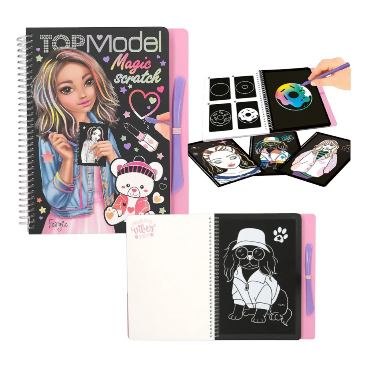 Libro Para Raspar Magic Scratch Top Model 