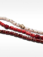 Collar Maxi Triple Con Piedras multicolor