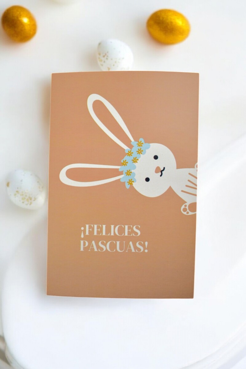 Tarjeta pascua 10x15. - DISEÑO 11 