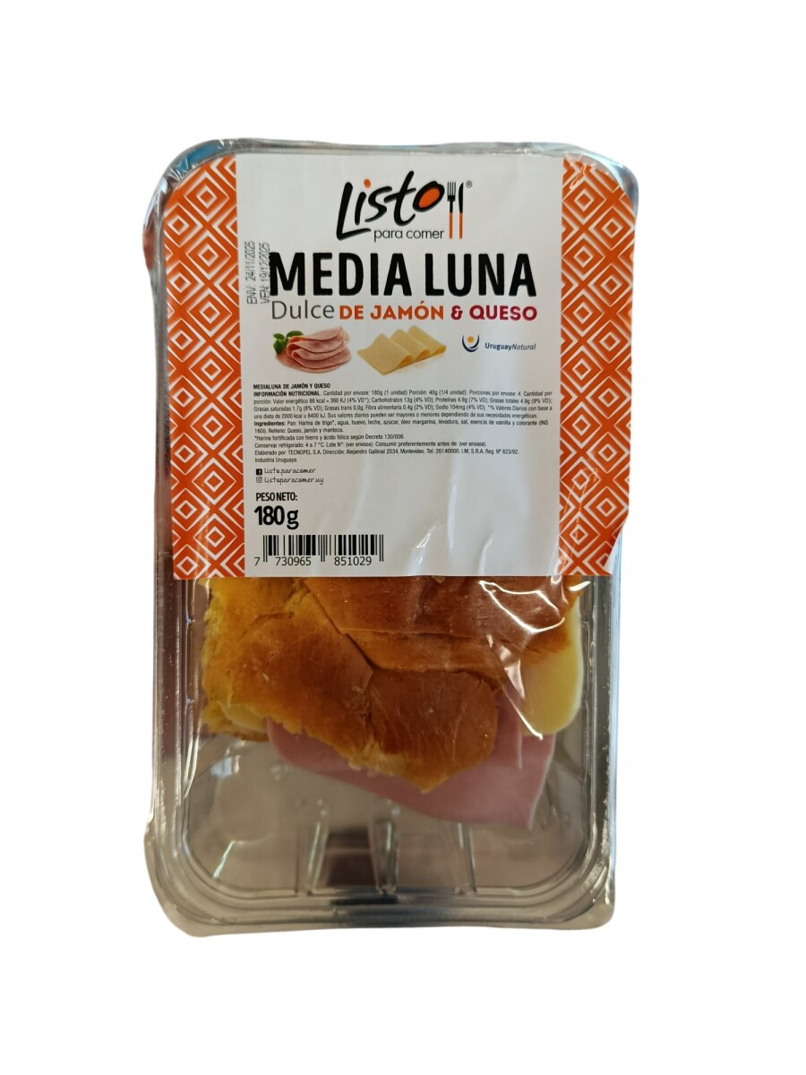 MEDIALUNA DULCE JYQ LISTO PARA COMER +SOLO PDE O WEB+ 