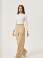 Pantalon Edgy Beige