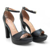 Zapatos Vizzano Sandalia Taco Alto de Mujer - 6292.217-7286 Negro