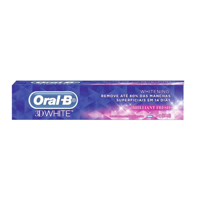 ORAL-B PASTA 3 D WHITE UNID. X 70 GR. única