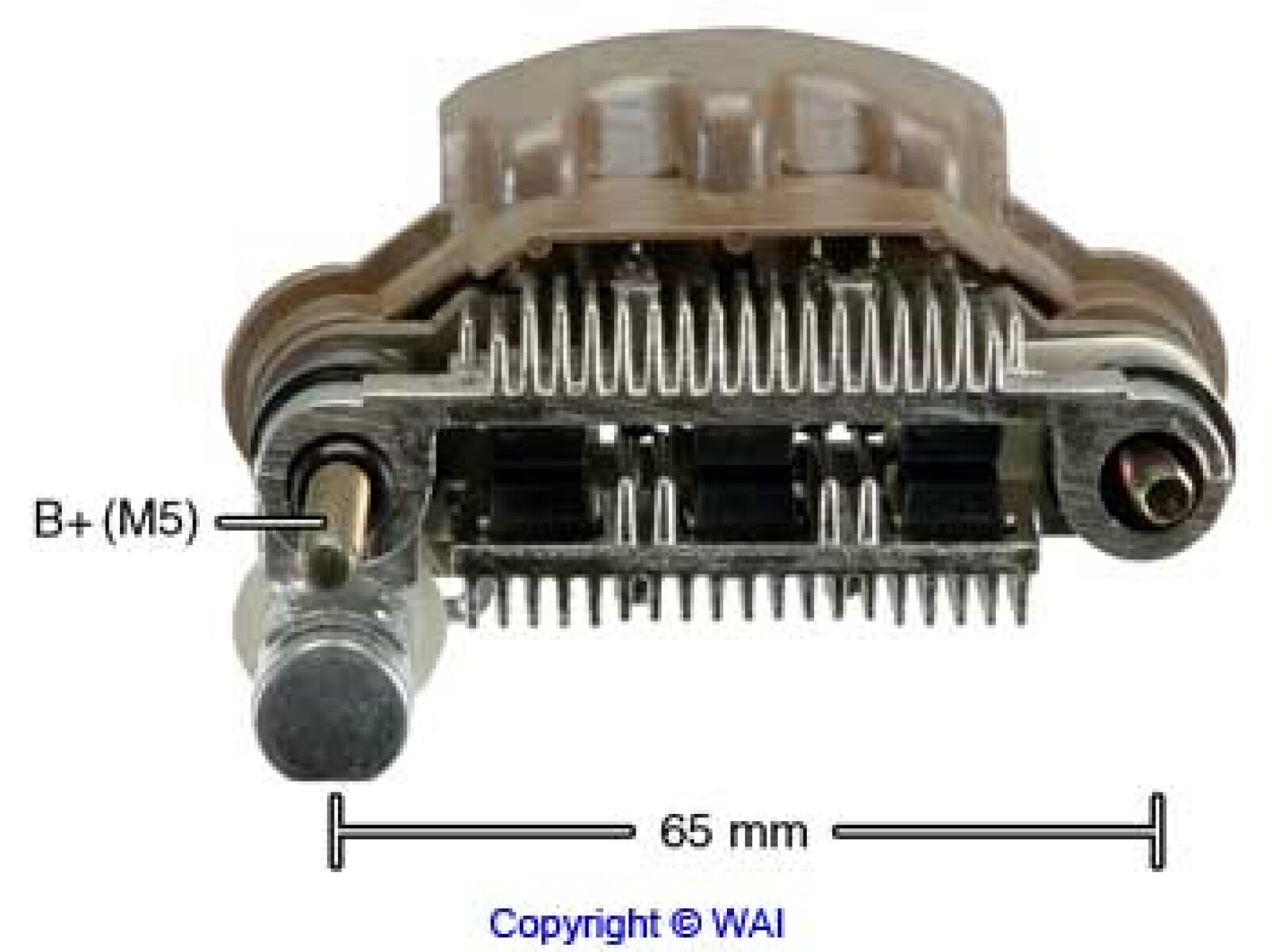 PLACA RECTIFICADORA HYUNDAI MITSUBISHI EXCEL TRANSPO 