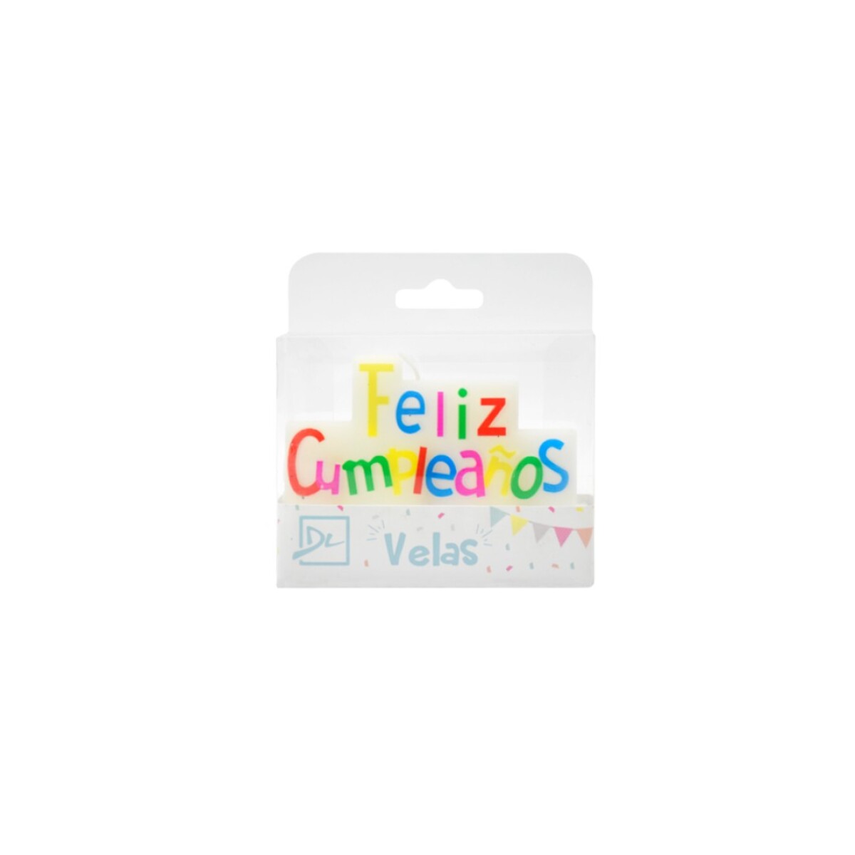 VELAS FELIZ CUMPLEAÑOS DL - MULTICOLOR 