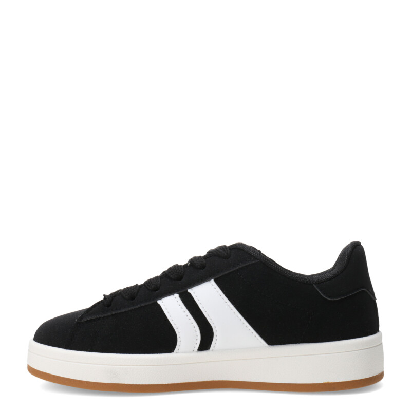 Championes Unisex Push MAXER ancho acordonado Negro
