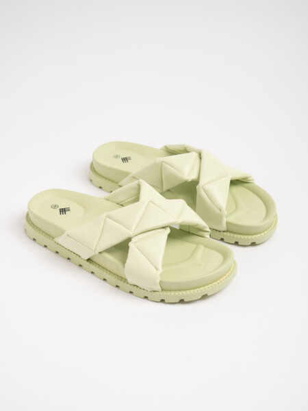 Slipper Verde Pistacho