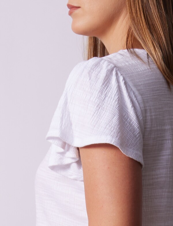 Remera Crochet BLANCO