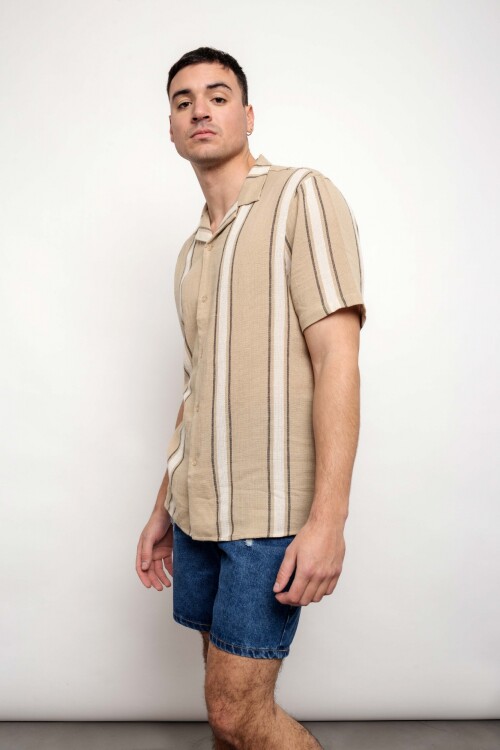 Camisa Alonso Beige