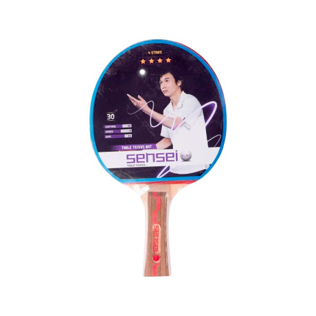 PALETA DE PING PONG SENSEI 4 STARS 000