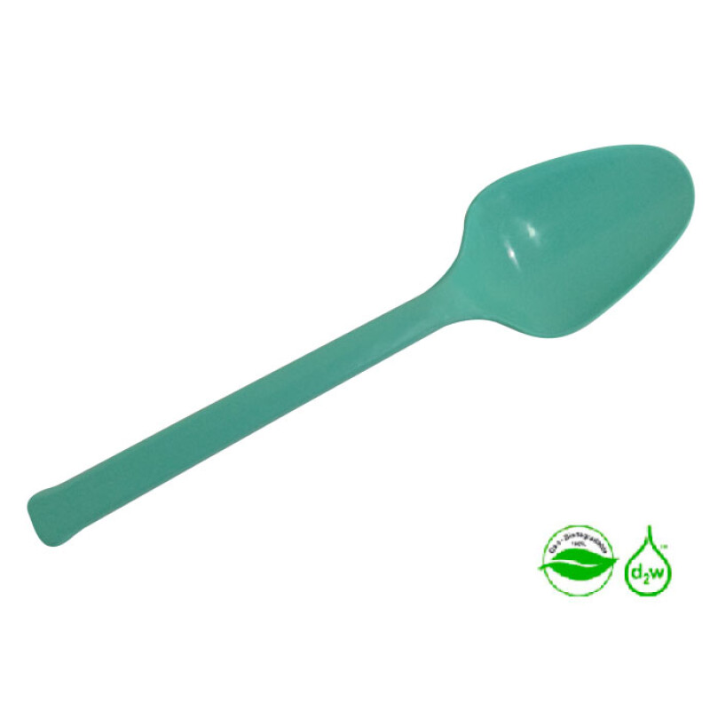 Cuchara Biodegradable x50 Unidades Verde Menta