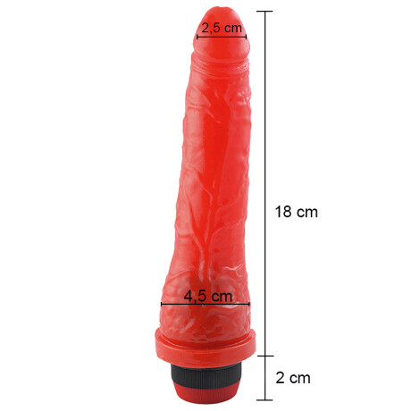 Vibrador Bananín Rojo