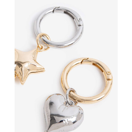 Set De 2 Llaveros Regalables Combinacion Bicolor