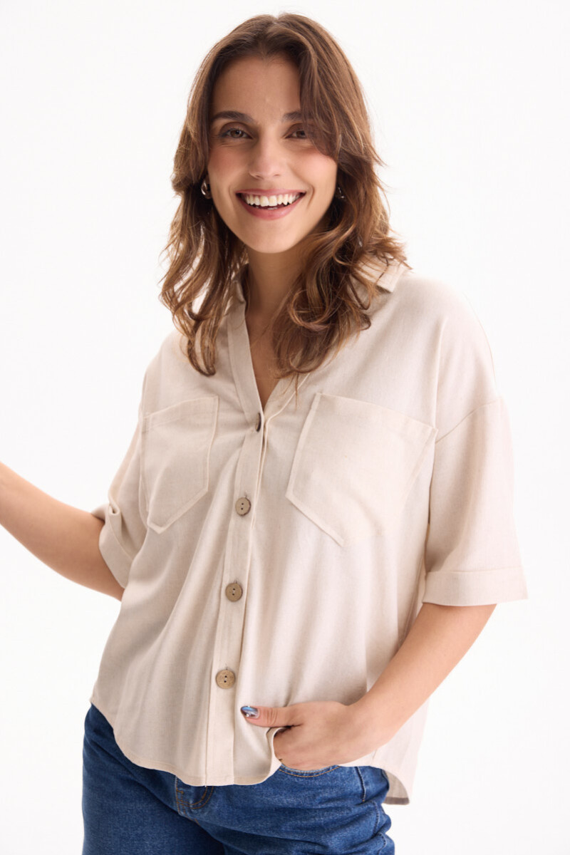 Camisa Amalfi Crudo