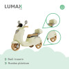 Moto Scooter a Batería Lumax Infantil Scooby Beige