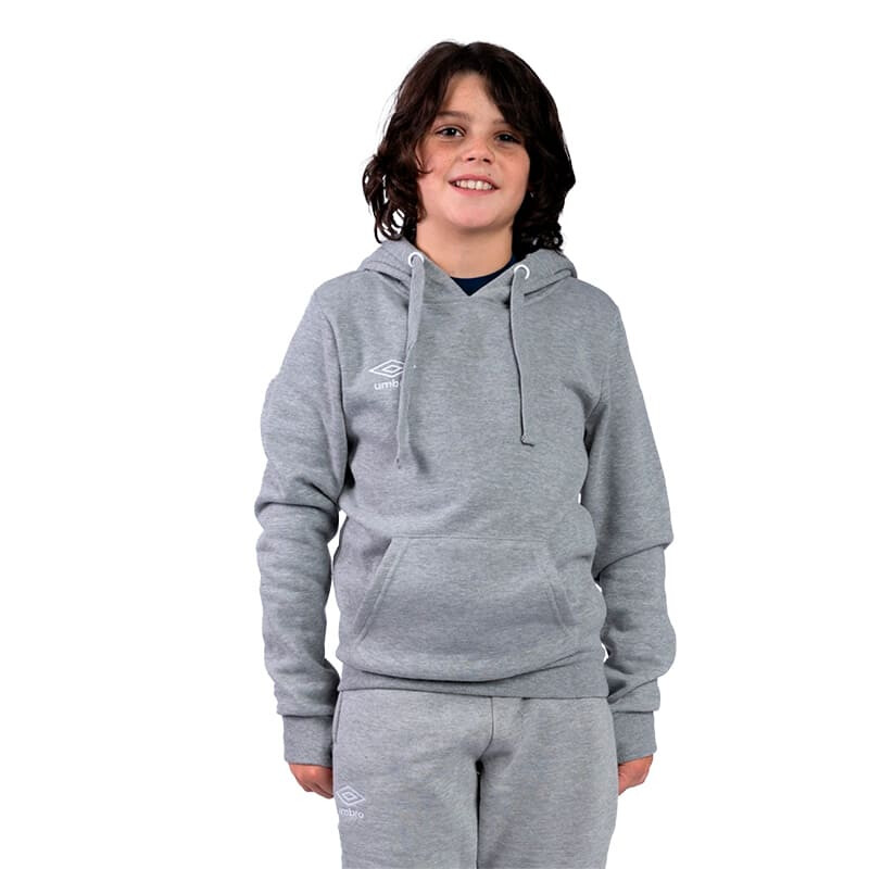 Buzo Umbro con Capucha y Logo de Niños - 262589U0 Gris