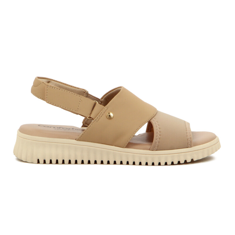 Comfortflex Sand.dama Lycra Tiras Anchas Pulsera C/elástico S/baja Almendra
