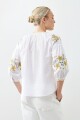 Blusa boho con bordados blanco