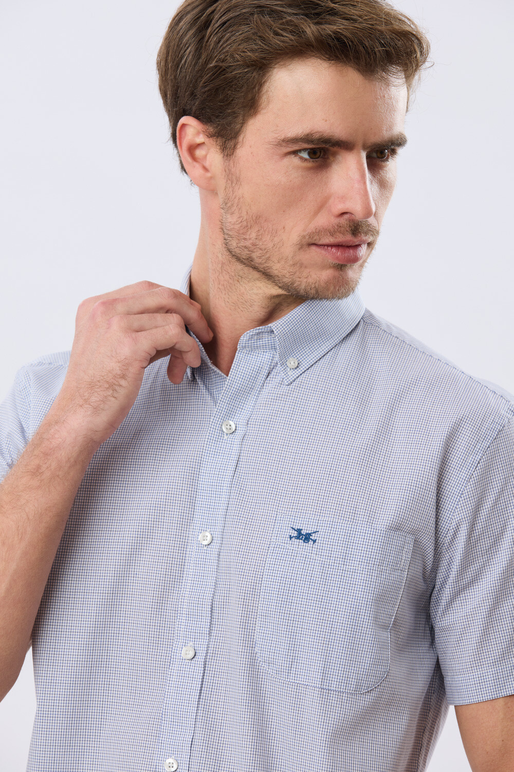 CAMISA CUADROS Azul