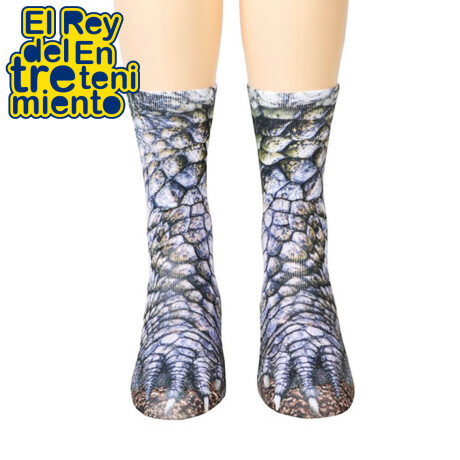 Medias Largas Animadas Diseño Animales Pack X3 20cm Dep006006-x3