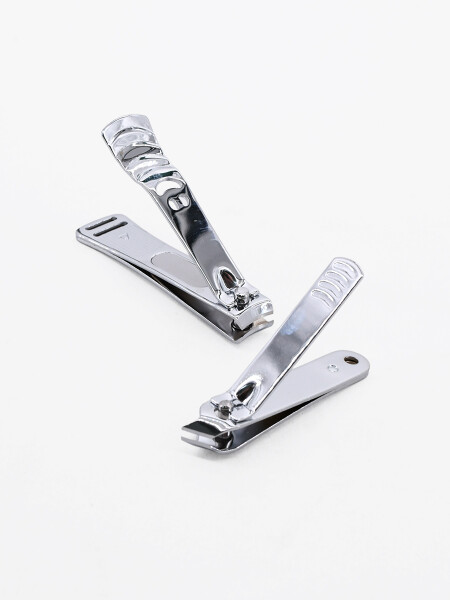 CORTA UÑAS BASIC X 2 BLANCO