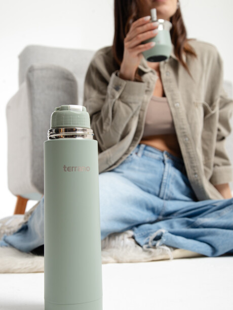 Termo Bala 750ML. Oliva