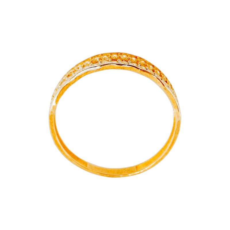 Anillo fino-Oro bajo-Piedra circonia-AN8032 conpiedra