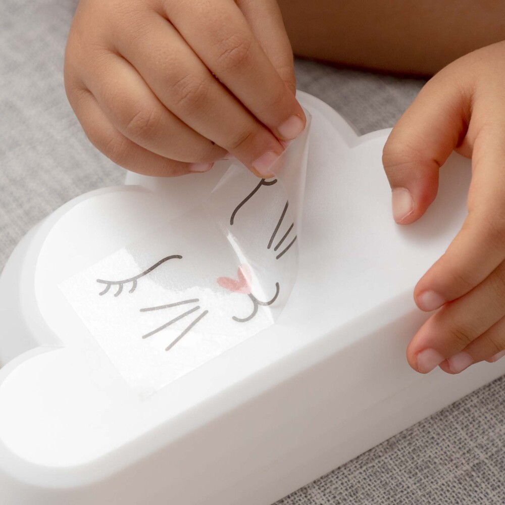 LÁMPARA CON PROYECTOR DE ARCOÍRIS ABS BLANCO INNOVAGOODS