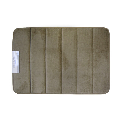 Alfombra Baño con Memoria Home Class Microfibra 43 x 61 cm BEIGE