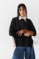 BUZO SAVIA COTTON Negro