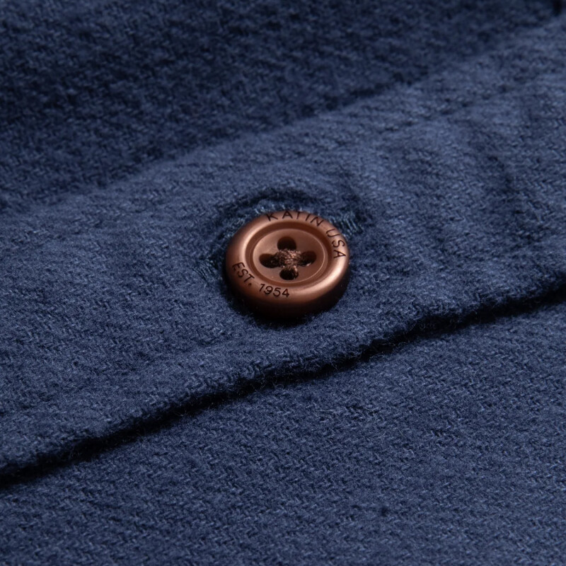 Camisa Katin Monty Flannel - Azul Camisa Katin Monty Flannel - Azul