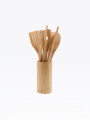 SET MENAJE BAMBOO 7 PCS MADERA