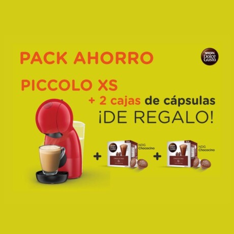 Cafetera Manual Piccolo Xs Roja + 2 Café de Regalo ROJO