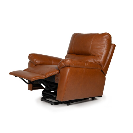 Butaca Florencia (Reclinable eléctrica) - Cuero Básico 457 (Brandy)