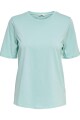 Polera New Básica Orgánica Pastel Turquoise