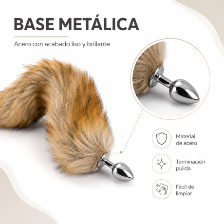 Plug Anal Con Cola De Zorro Tamaño Medium Plug Anal Con Cola De Zorro Tamaño Medium