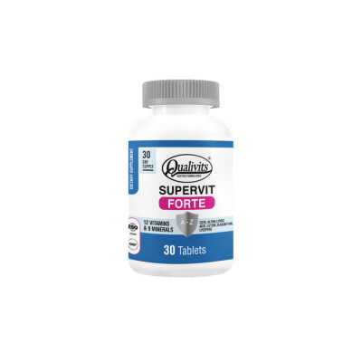 SUPER VIT FORTE A-Z X 30 TAB QUALIVITS Super Vit Forte A-z X30 Tab