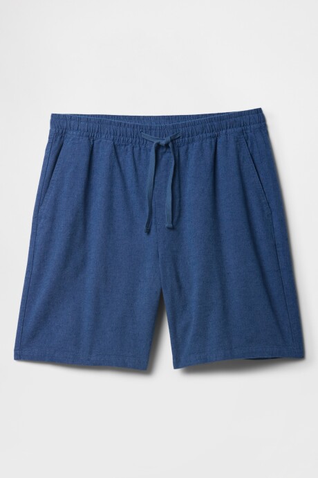 Short De Lino Easy 7Inch Hombre Bainbridge Blue