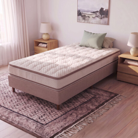 SOMMIER DE ESPUMA IVORY A 1.5 PLAZAS