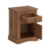 Mesa De Luz Rustica 1 Puerta 1 Cajon Nogal Mesa De Luz Rustica 1 Puerta 1 Cajon Nogal