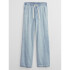 V-PULL ON WIDE LEG LT NAPA LIGHT WASH