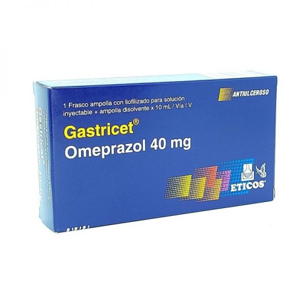 GASTRICET 40 MG. AMPOLLA X 1 AMPOLLA única