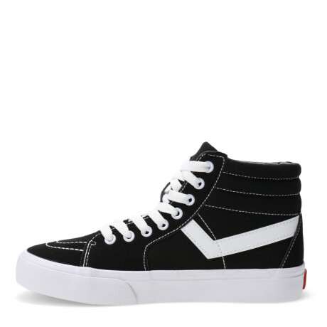 Championes de Mujer Pony Old School Canvas Bota Dama Negro