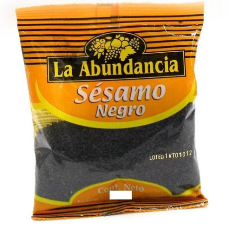 SESAMO NEGRO INTEGRAL 200G LA ABUNDANCIA SESAMO NEGRO INTEGRAL 200G LA ABUNDANCIA