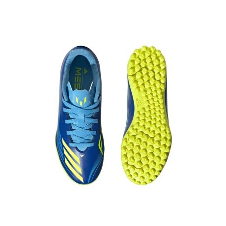 adidas F50 MESSI CLUB PARA NIÑOS CÉSPED ARTIFICIAL Blue & Green