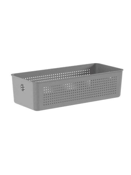 CANASTO ORGANIZADOR GRIS