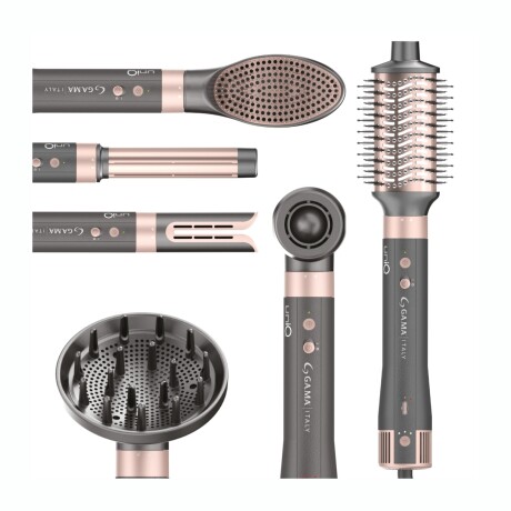 Cepillo Secador Modelador GAMA Uniq Multistyler Vibrance 8 En 1 Con Accesorios Cepillo Secador Modelador GAMA Uniq Multistyler Vibrance 8 En 1 Con Accesorios