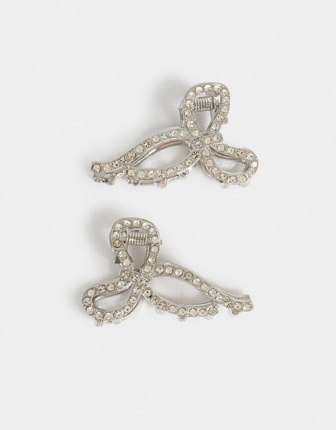 Broches Sets Especiales Set De Broches De Moños - Plateado