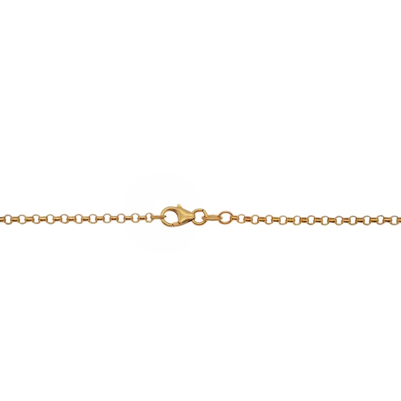 Cadena oro Rolo-Oro bajo -Sin Piedra-CD8003 sinpiedra